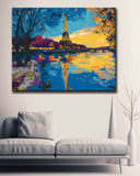 Paint-by-Numbers Eiffel Tower Paris