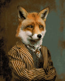 Malen nach Zahlen Lustige Tiere Fuchs mit Sakko MNZ-ML-107