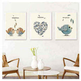 Malen nach Zahlen für Erwachsene Vogelliebe