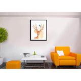 Malen nach Zahlen für Erwachsene Tiere Reh und Vögel