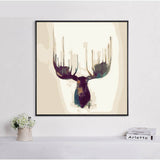 Malen nach Zahlen für Erwachsene Tiere Elch