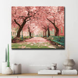 Grind after the pictures of the Kirschbaumallee