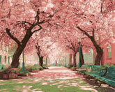 Grind after the pictures of the Kirschbaumallee