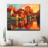 Malen nach Zahlen Blumen rosenstrauss