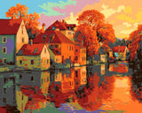 Malen nach Zahlen Blumen rosenstrauss