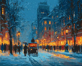 Malen nach in winter in the 19th year