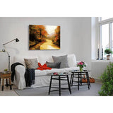 Malen nach Zahlen für Erwachsene Pferde vor dem Haus