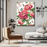 Malen nach Zahlen nelken mit schmetterling