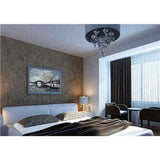 Malen nach Zahlen für Erwachsene Steinbrücke im Winter