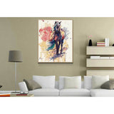 Malen nach Zahlen Ein Pferd in Regenbogenfarben