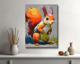 Painting by Numbers for Kids Squirrel