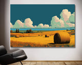 Malen nach Zahlen Feldarbeit