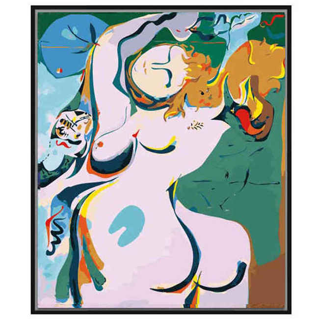 Malen nach Zahlen Moderne Kunst Akt