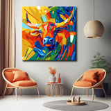 Malen nach Zahlen buntes Tiere