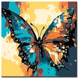 Malen nach Zahlen schmetterling