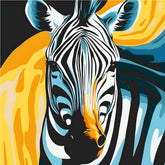 Grind to count zebra animal