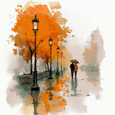 Paint by Numbers Autumn Alley