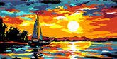 Paint by Numbers Sunrise on the Coast