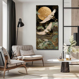 Grind nach Zahlen Goldener Vogelschwarm