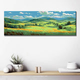 Malen nach Zahlen Landschaft Felder - 3 parts (Triptychon)