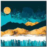 Malen nach Zahlen Flut in der Nacht