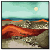 Malen nach Zahlen Wüste