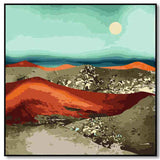 Malen nach Zahlen Wüste