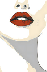 Grind to count red lips