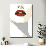Grind to count red lips