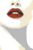 Grind to count red lips