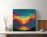 Malen nach Zahlen Nebelschleier