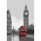 Paint by Numbers London Bus Big Ben