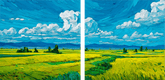 Malen nach Zahlen Landschaft SS-178-2 - 2-teilig (Duo)