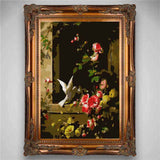 Malen nach Zahlen Tauben Rosen