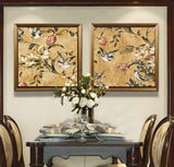 Malen nach Zahlen Blumen und Vögel