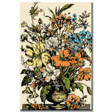 Malen nach Zahlen Blumen October