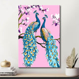 Malen nach Zahlen Pfau