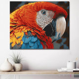 Grind nach Zahlen Papagei bunt