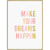 Malen nach Zahlen Make your dreams happen