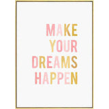 Malen nach Zahlen Make your dreams happen