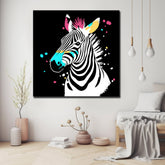 Painting by Numbers Animals Zebra Blobs