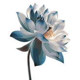 Grind nach Zahlen Blume black white