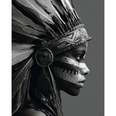 Paint by Numbers Nude Indian Jewelry