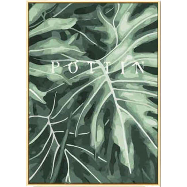 Malen nach Zahlen Pflanze