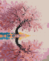 Grind nach Zahlen Baum Fantasie