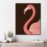 Paint by Numbers Flamingo Graphic