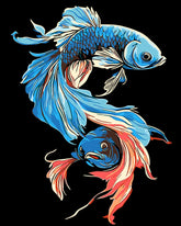 Malen nach Zahlen Fisch