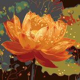 Malen nach Zahlen Blume