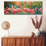 Malen nach Zahlen Flamingo Family