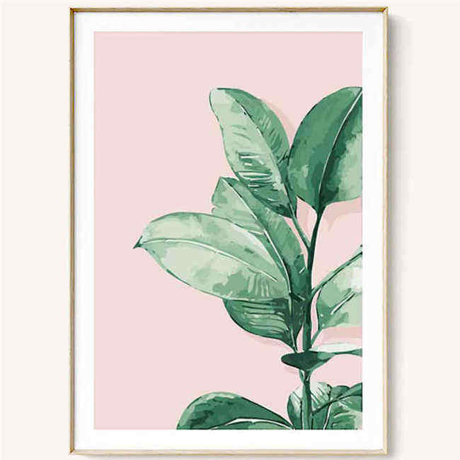 Malen nach Zahlen Pflanze